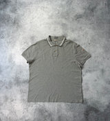 Moncler grey polo shirt