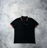 Prada black polo shirt black label