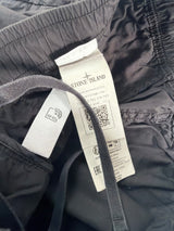 Stone island black tela cargo trousers