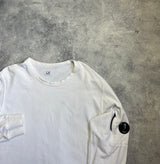 CP company white lightweight jumper