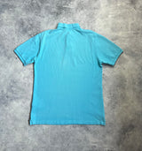 Stone island light blue polo shirt