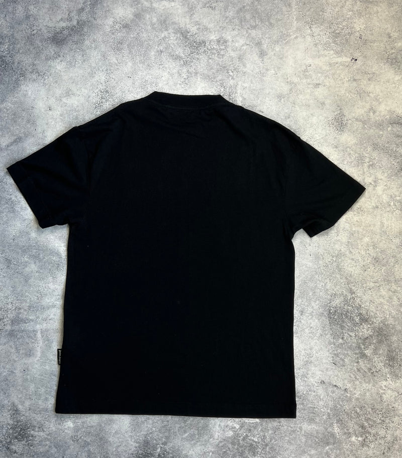 Palm angels black yellow star sprayed tee