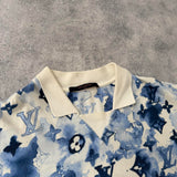 Louis Vuitton watercolor monogram polo shirt
