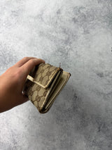 Gucci vintage GG beige purse