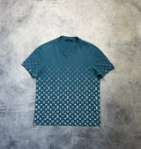Louis Vuitton teal blue gradient tee
