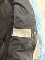 Dior oblique down jacket light blue
