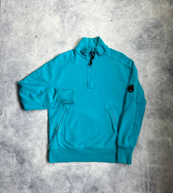 CP company blue 1/4 zip jumper