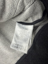 Moncler charcoal grey zip up cardigan