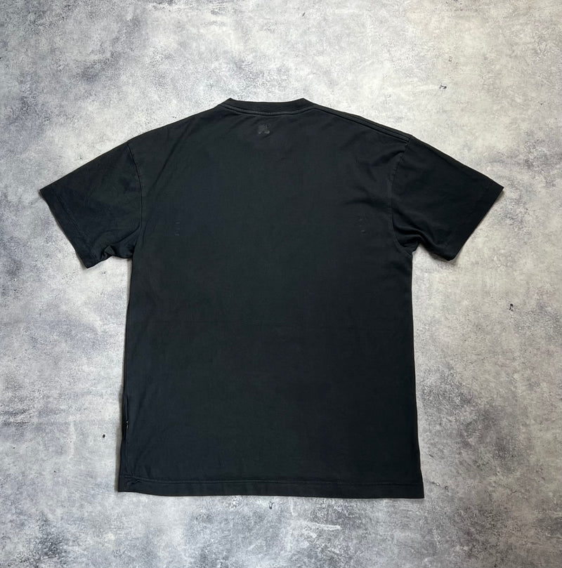 Palm angels black burning graphic tee