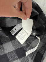 Off-white arrow flannel shirt grey