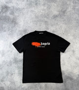 Palm angels Hong Kong spray tee black