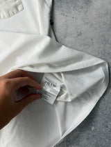 Prada white nylon pocket tee