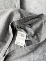 Moncler grey graphic tee with arm logo