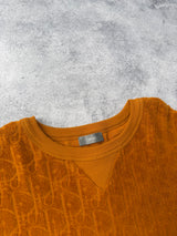 Dior oblique orange towel tee