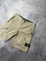 Stone island SS24 beige cargo shorts
