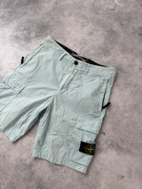Stone island SS22 light blue cargo shorts