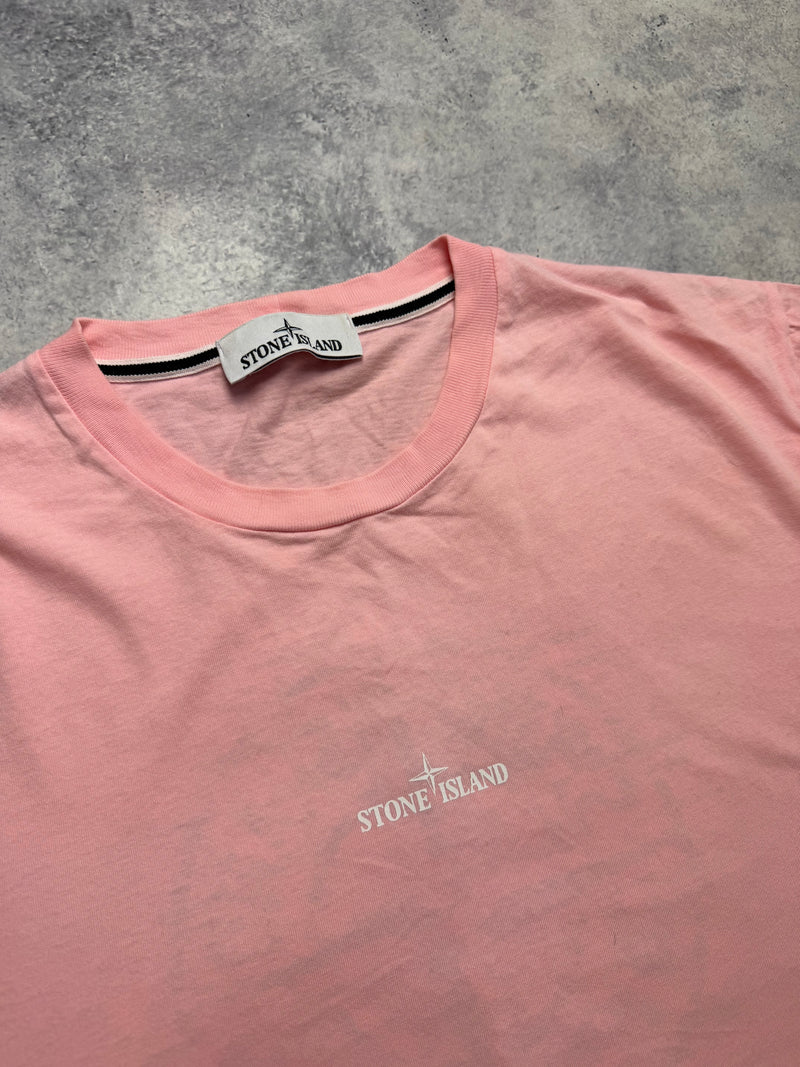 Stone island 2023 pink graphic tee