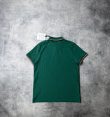 Moncler green polo shirt BNWT