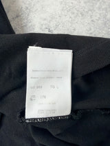 Moncler black badge polo shirt black