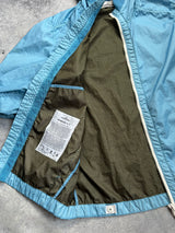 Stone island 2017 light blue membrana 3L TC zip up jacket
