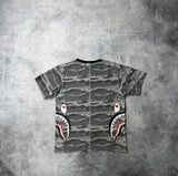 Bape desert camo side shark tee