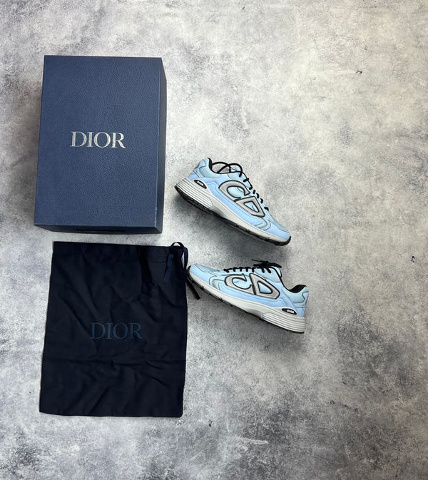 Dior B30 blue & grey reflective trainers