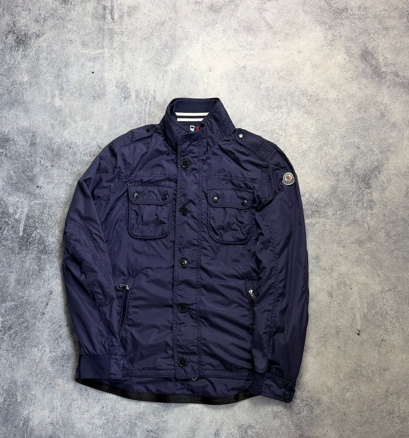 Moncler mate multi pocket navy jacket