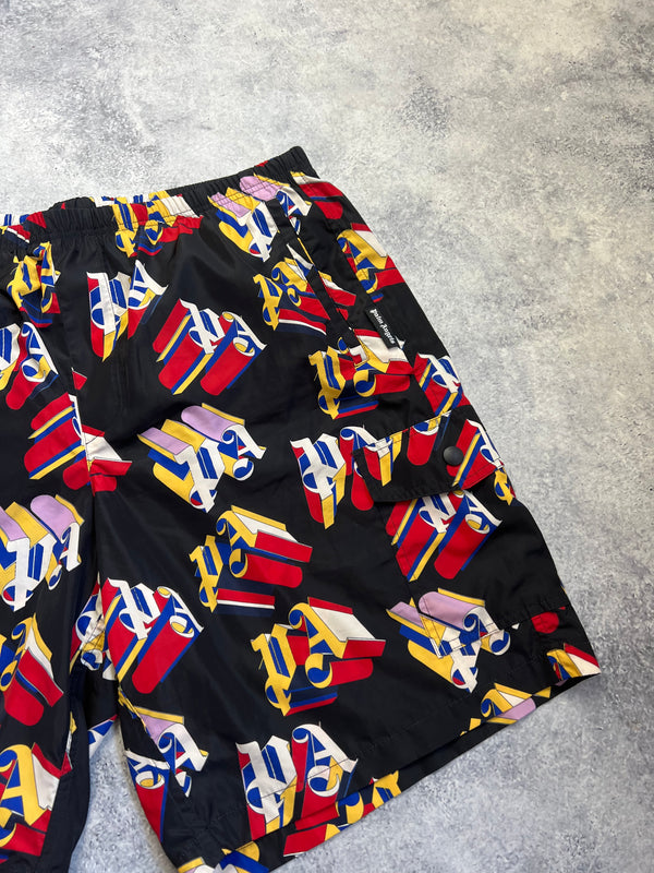 Palm angels 3D logo swim shorts