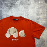 Palm angels orange kill the bear tee