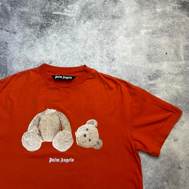 Palm angels orange kill the bear tee
