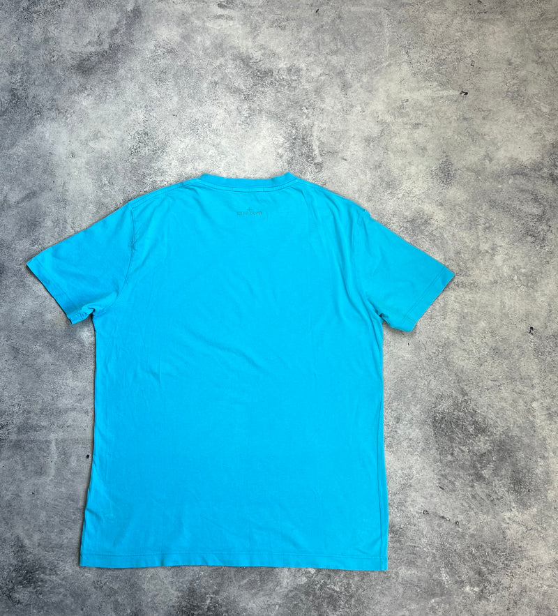 Stone island blue graphic tee