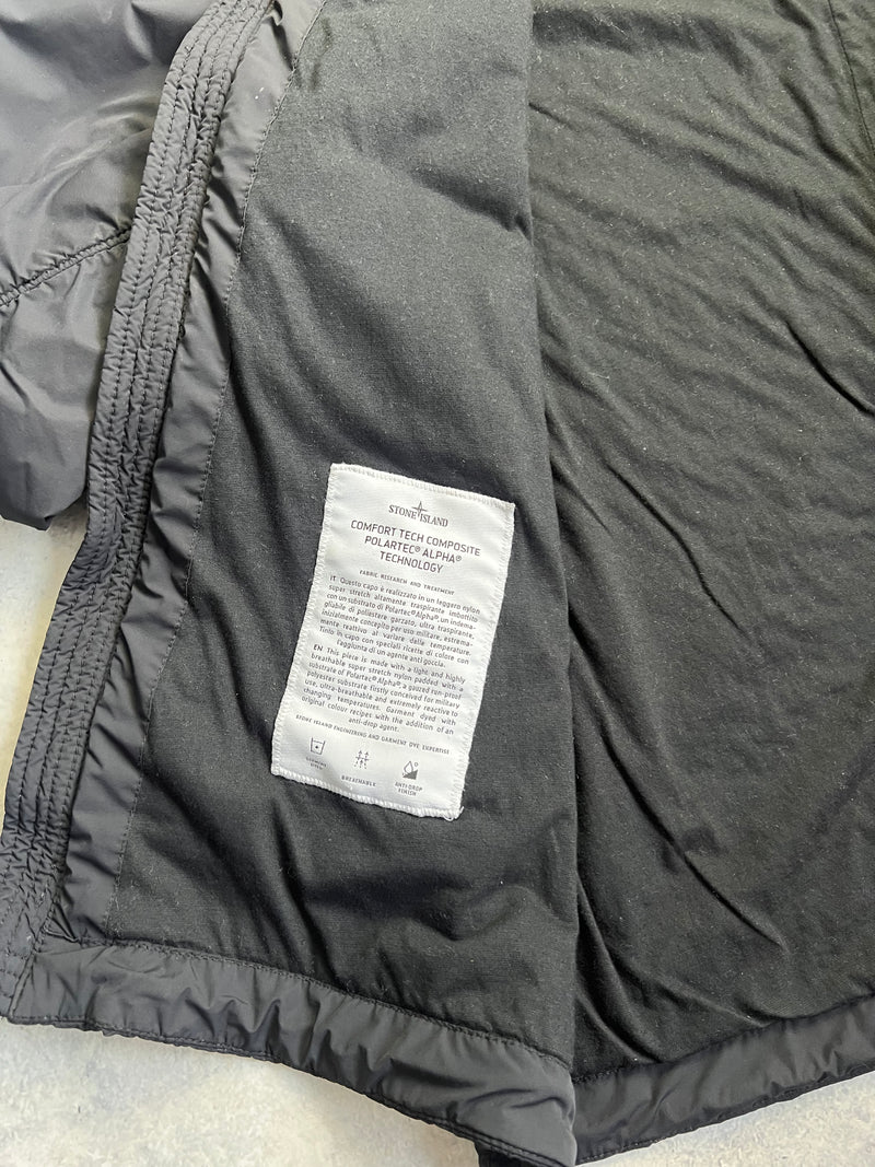 Stone island 2021 black comfort tech composite jacket