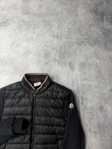 Moncler black tricot cardigan
