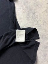 Moncler navy oversized logo polo shirt