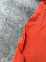 Stone island orange polo shirt