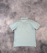 Stone island light blue polo shirt