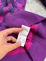 Bape purple camo jumper