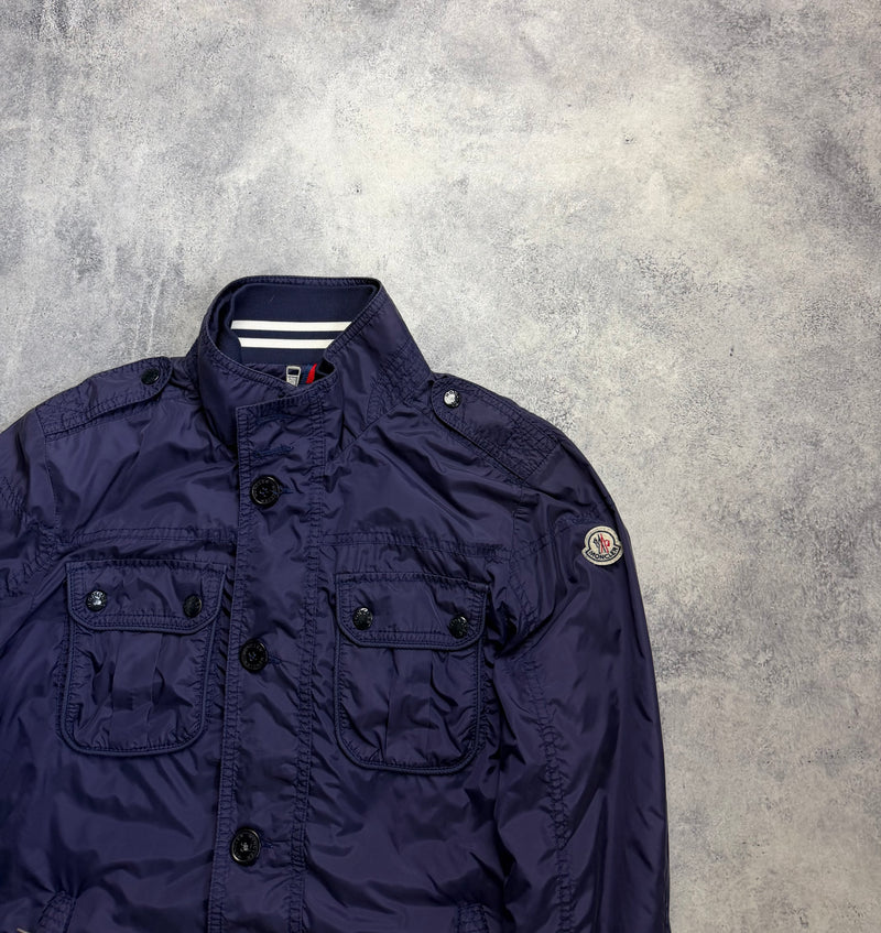 Moncler mate multi pocket navy jacket