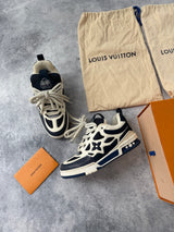 Louis Vuitton marine blue skate trainers