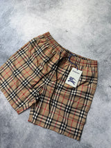 Burberry house check swim shorts