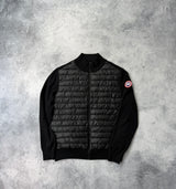 Canada goose black Hybridge knit jacket