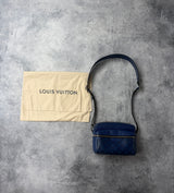 Louis Vuitton cobalt blue monogram outdoor messenger bag