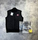 Canada goose black Hybridge knit vest