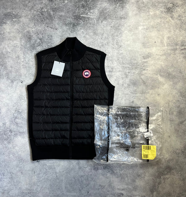 Canada goose black Hybridge knit vest