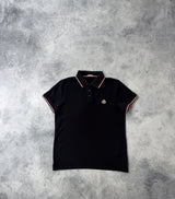 Moncler navy polo shirt