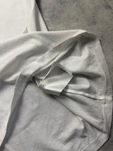 Moncler white double logo tee