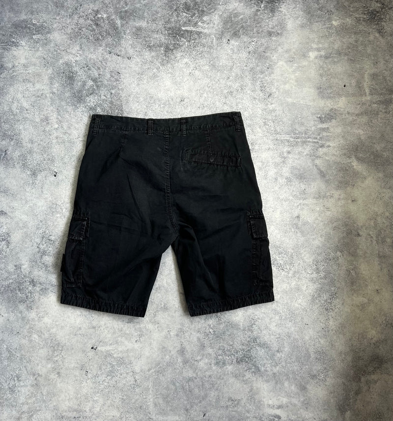 Stone island 2022 black cargo shorts