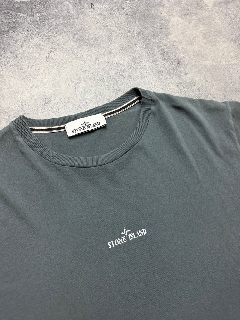 Stone island grey graphic tee