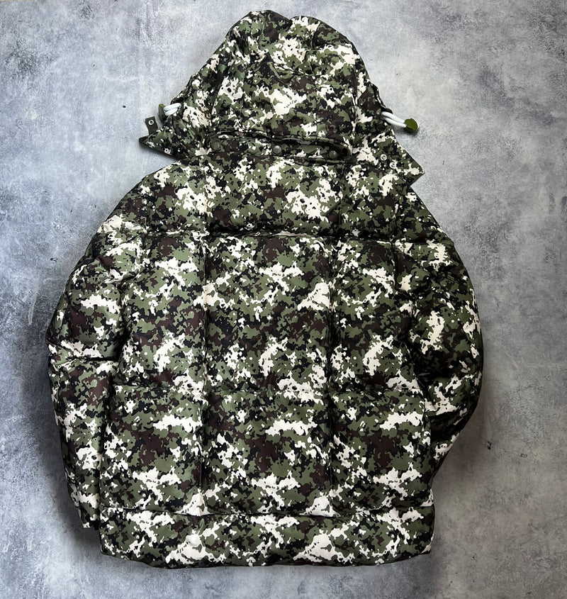 Moncler Blanc giubbotto puffer coat