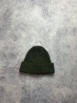 CP company khaki wool beanie
